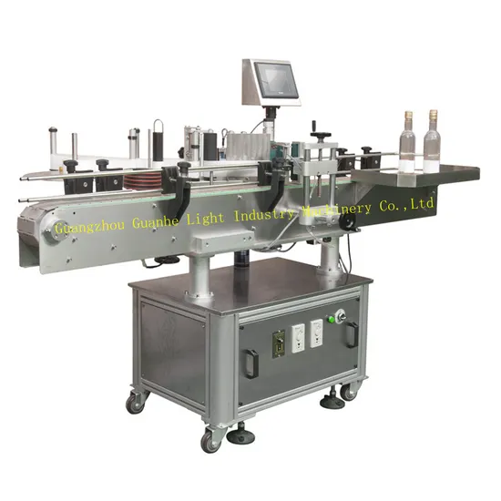 Auto Vertical Bottle Labeller for Round Bottle Labeling