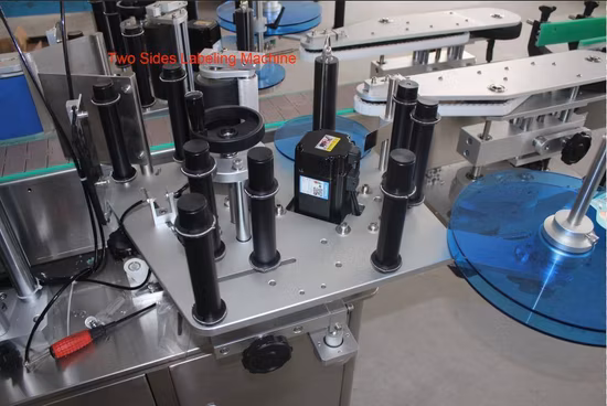 CE Certificate Full Automatic High Speed Plastic Square Labeling Machine Engine Oil Bottle Labeller