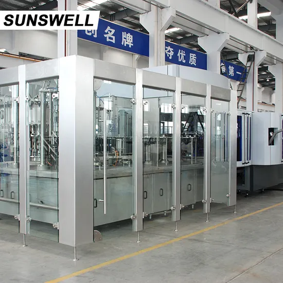 High Quality Ful Automatic Carbonated Blowing Filling Sealing Machine Combiblock 