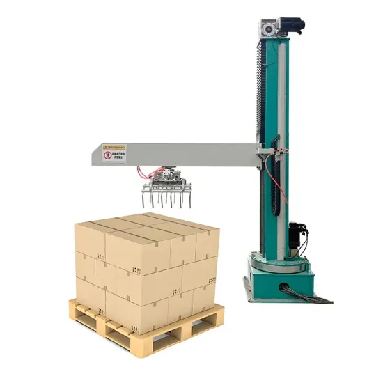 Automatic Column Palletizer Machine Plastic Paper Packaging 